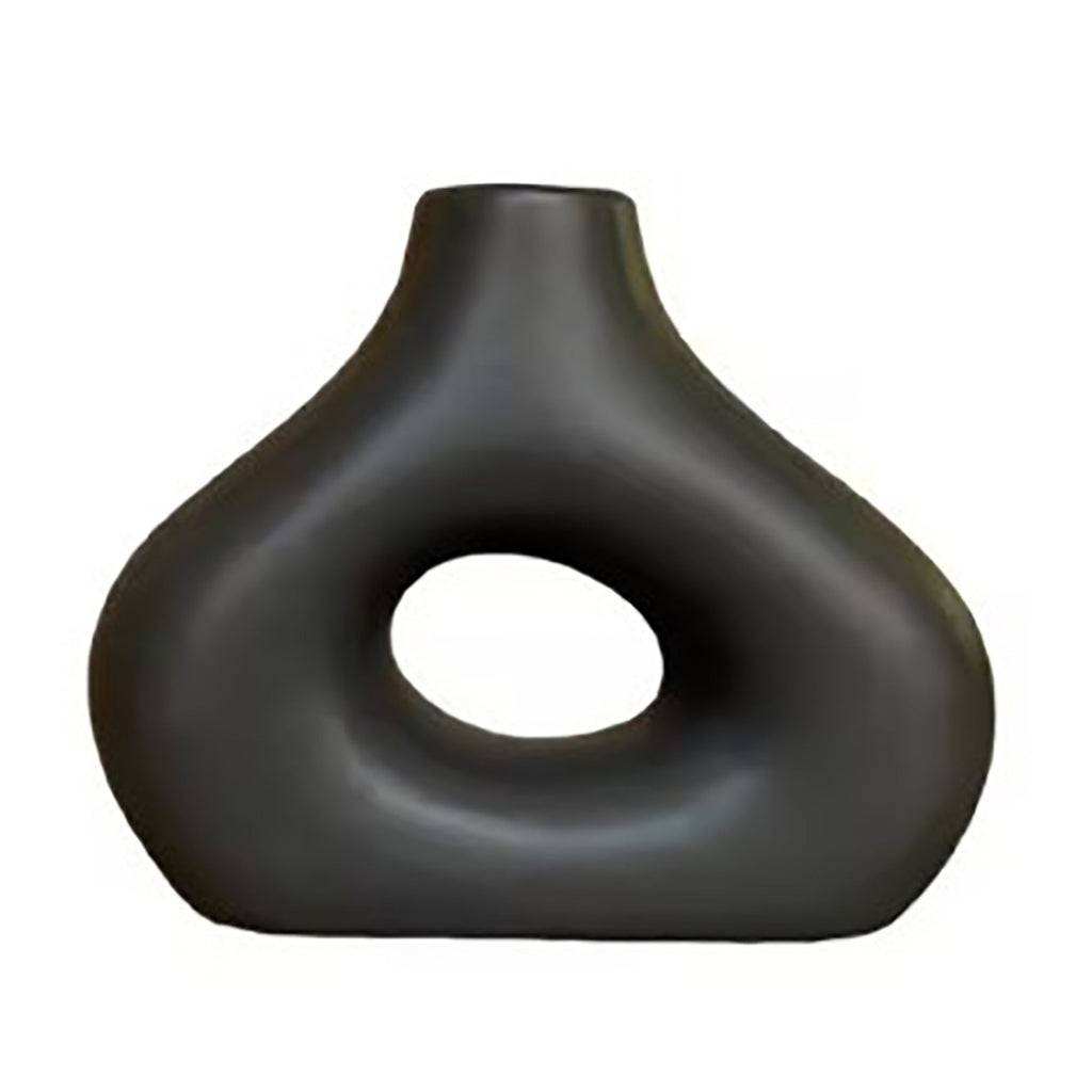Cutout Vase-Black