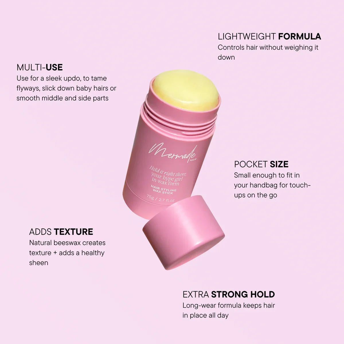Mermade Hair Styling Wax Stick 15mg