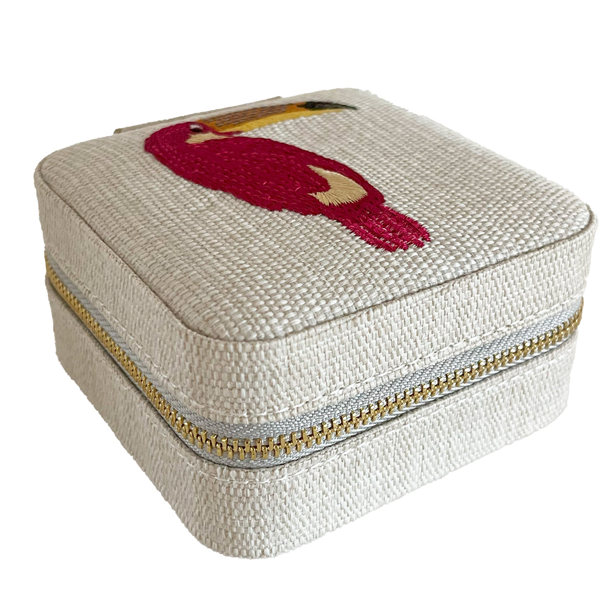 Small Jewellery Box-Natural Bird