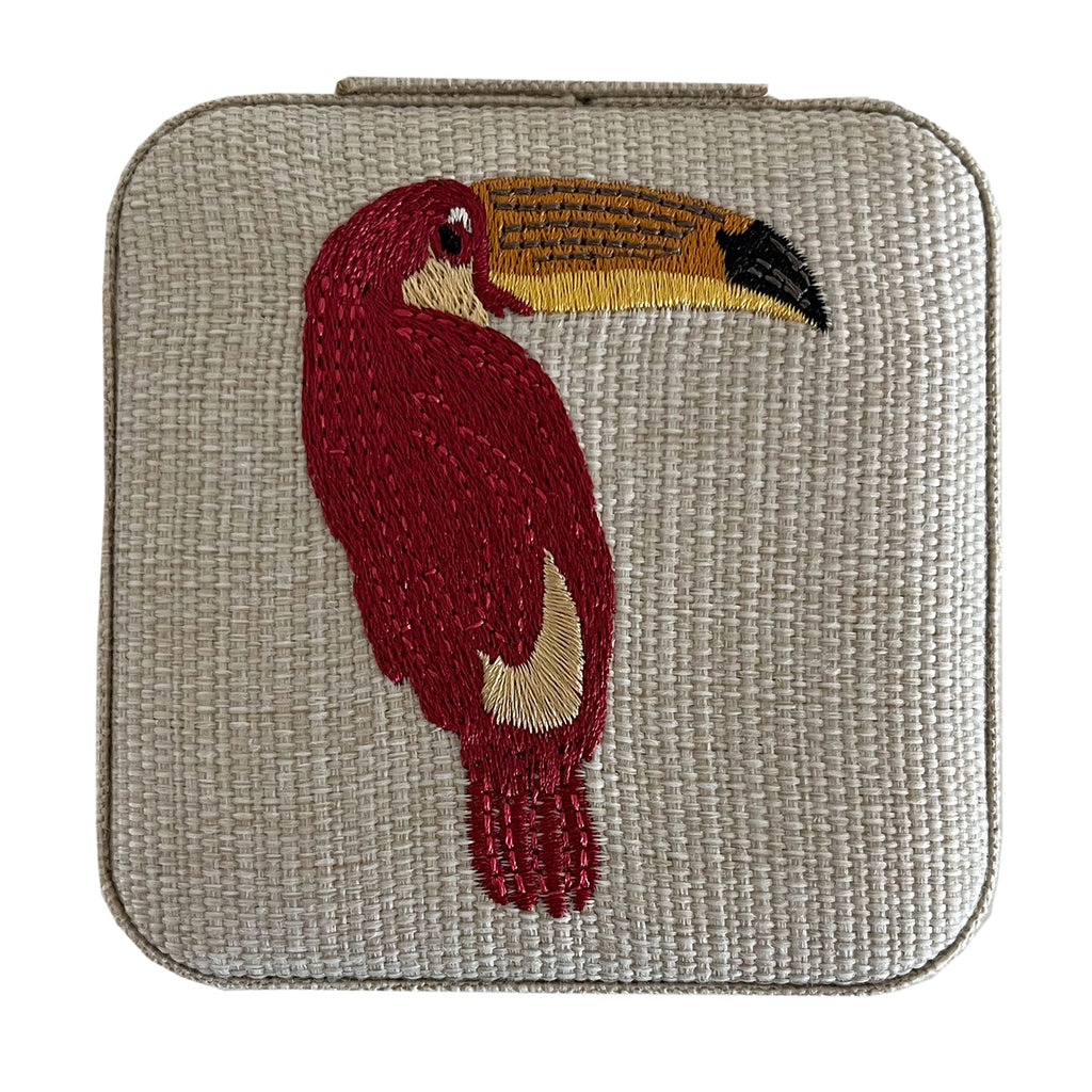Small Jewellery Box-Natural Bird