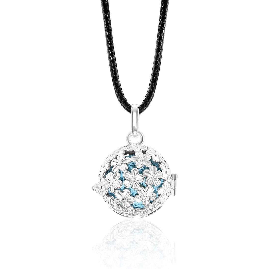 Petals Lava Ball Aromatherapy Pendant LAP058SR