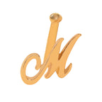 Gold Letter M Shape Small Fake Nose Ring Lip Ear Nose Body Piercing Stud Jewelry-4