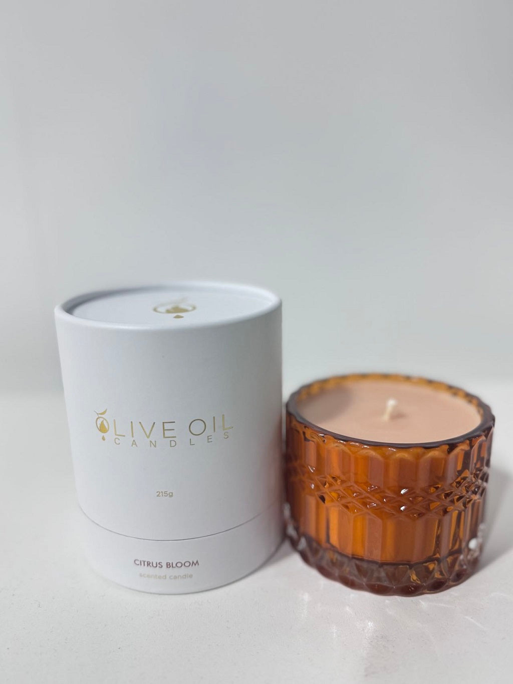 Premium Olive Oil Candle, Citrus Bloom, 215g