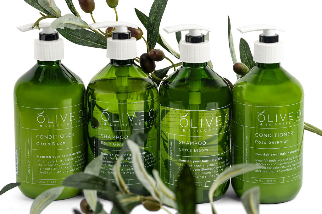 Hair Conditioner, Castile Style, Rose Geranium 500ml