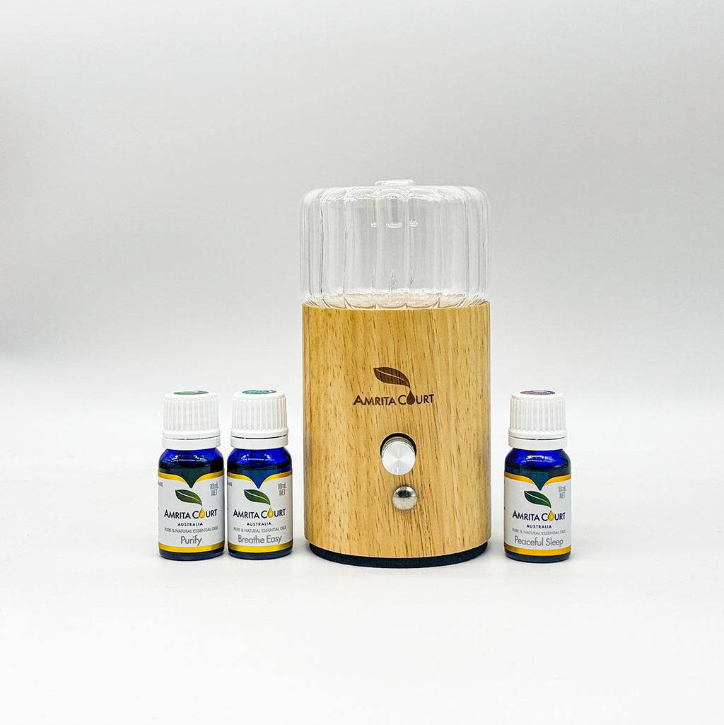 🌿 Outdoor Ritual Bundle | Nova Ezy Portable Diffuser + Essential Oils for Nature & Camping