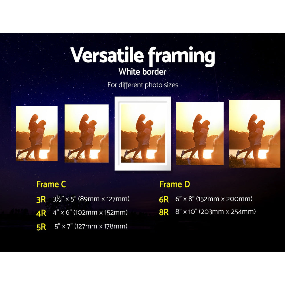 NNEDSZ 26 Picture Photo Frame Wall Set Home Decor Present Gift White