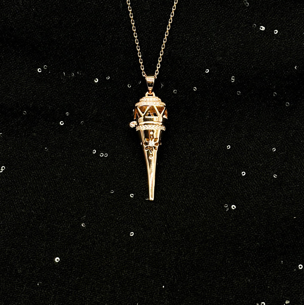 Cone Aroma Necklace | Energy & Healing Diffuser Jewelry — On-the-Go Scent Ritual