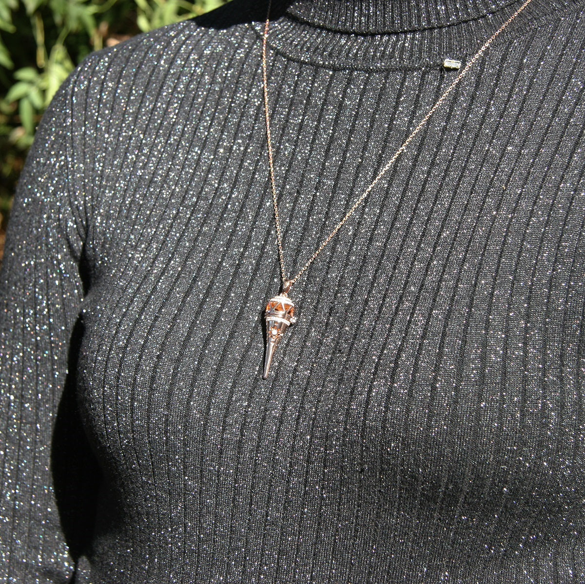 Cone Aroma Necklace | Energy & Healing Diffuser Jewelry — On-the-Go Scent Ritual