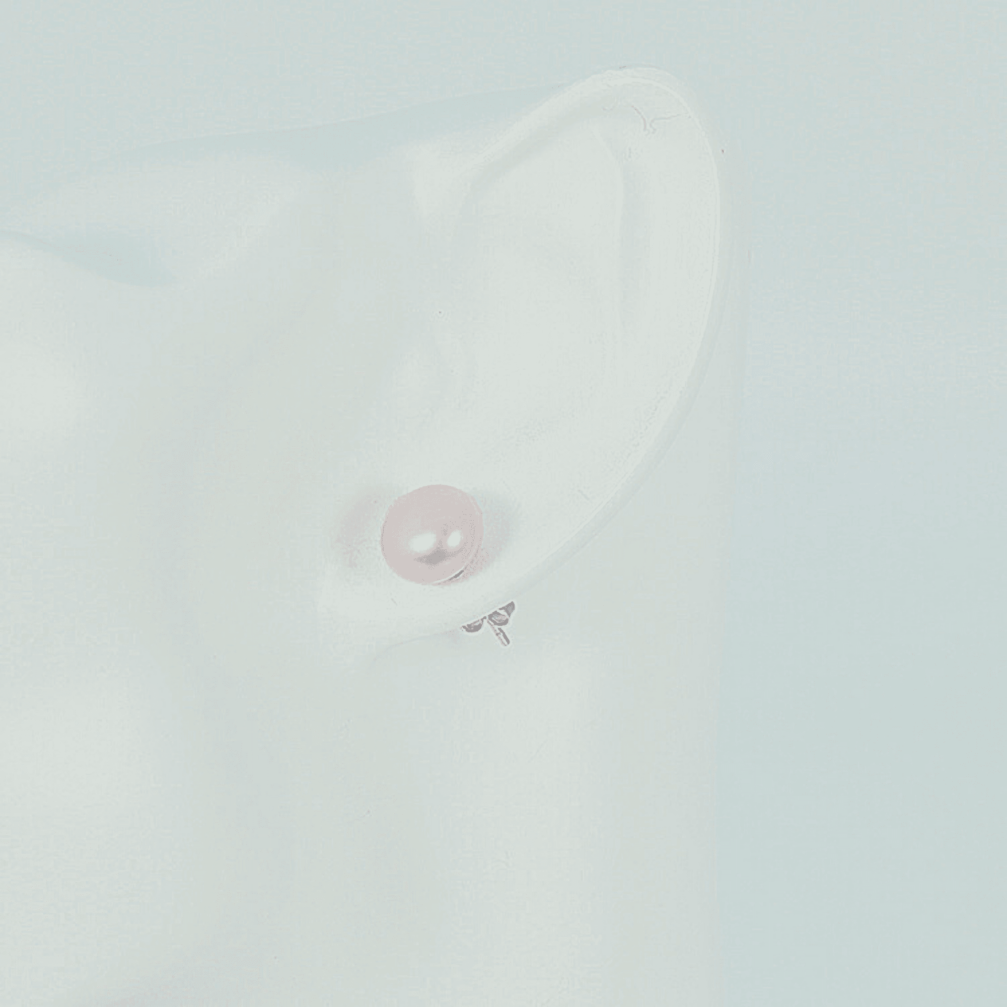 Freshwater Purple Pearl Freemantle Stud Earrings 8-9 mm AAA