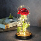 Beauty and the Beast Eternal Rose in Glass