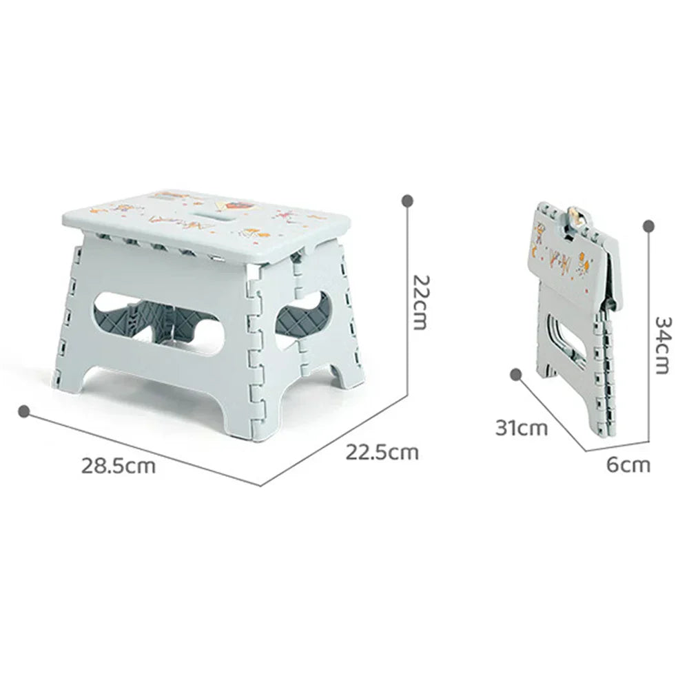 Portable Folding Stool - Durable, High Load-bearing