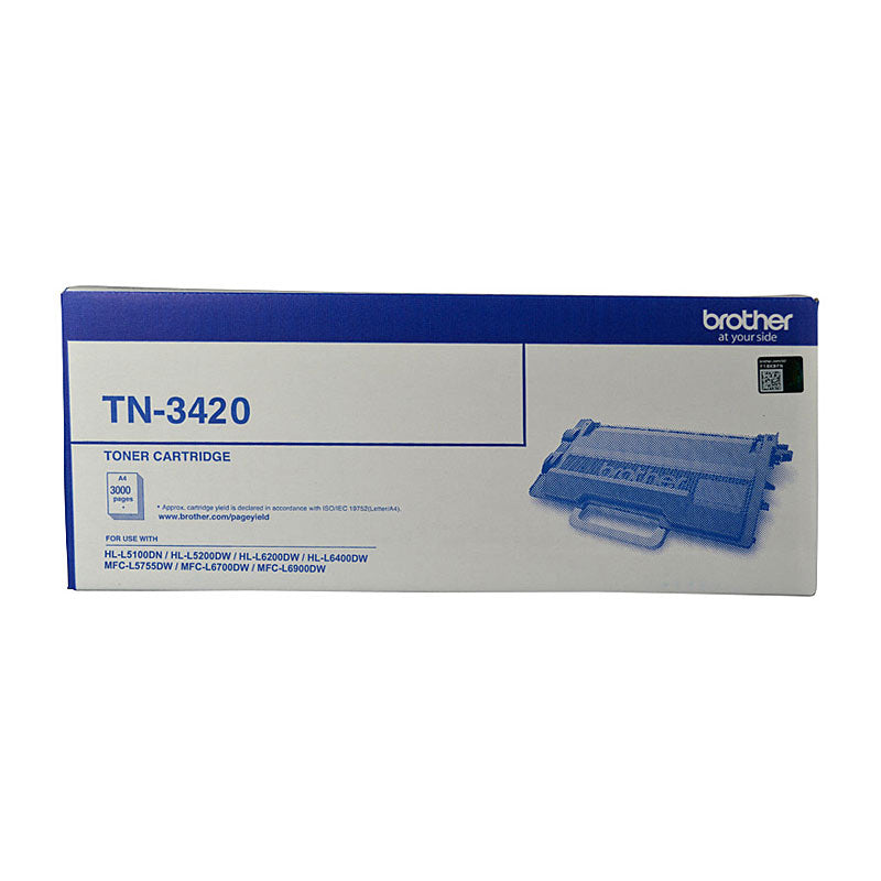 NNEDSZ Brother TN-3420 Mono Laser Toner - High Yield to suit HL-L5100DN, L5200DW, L6200DW, L6400DW & MFC-L5755DW, L6700DW, L6900DWup to 3000 pages-0