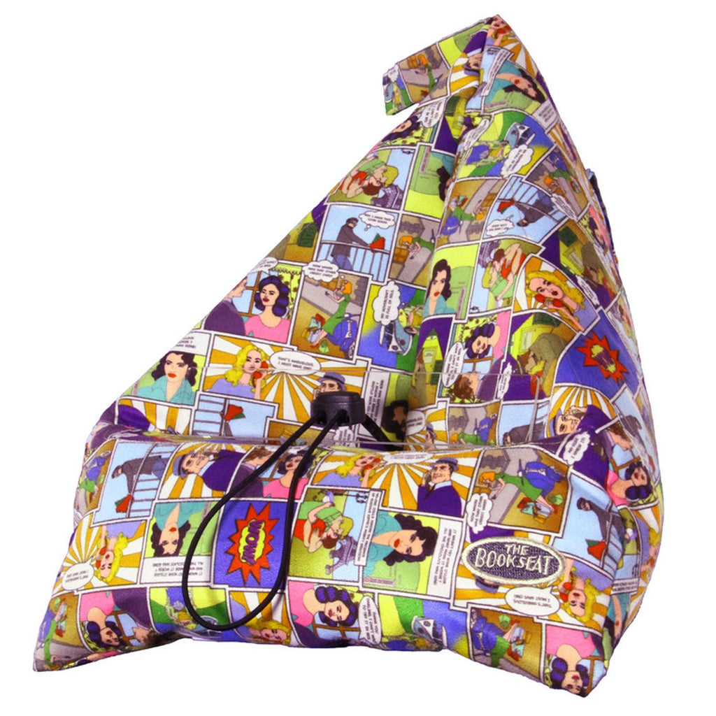 NNEDSZ Handsfree Printed Book Seat Book Tablet and iPad Holder Retro Comic