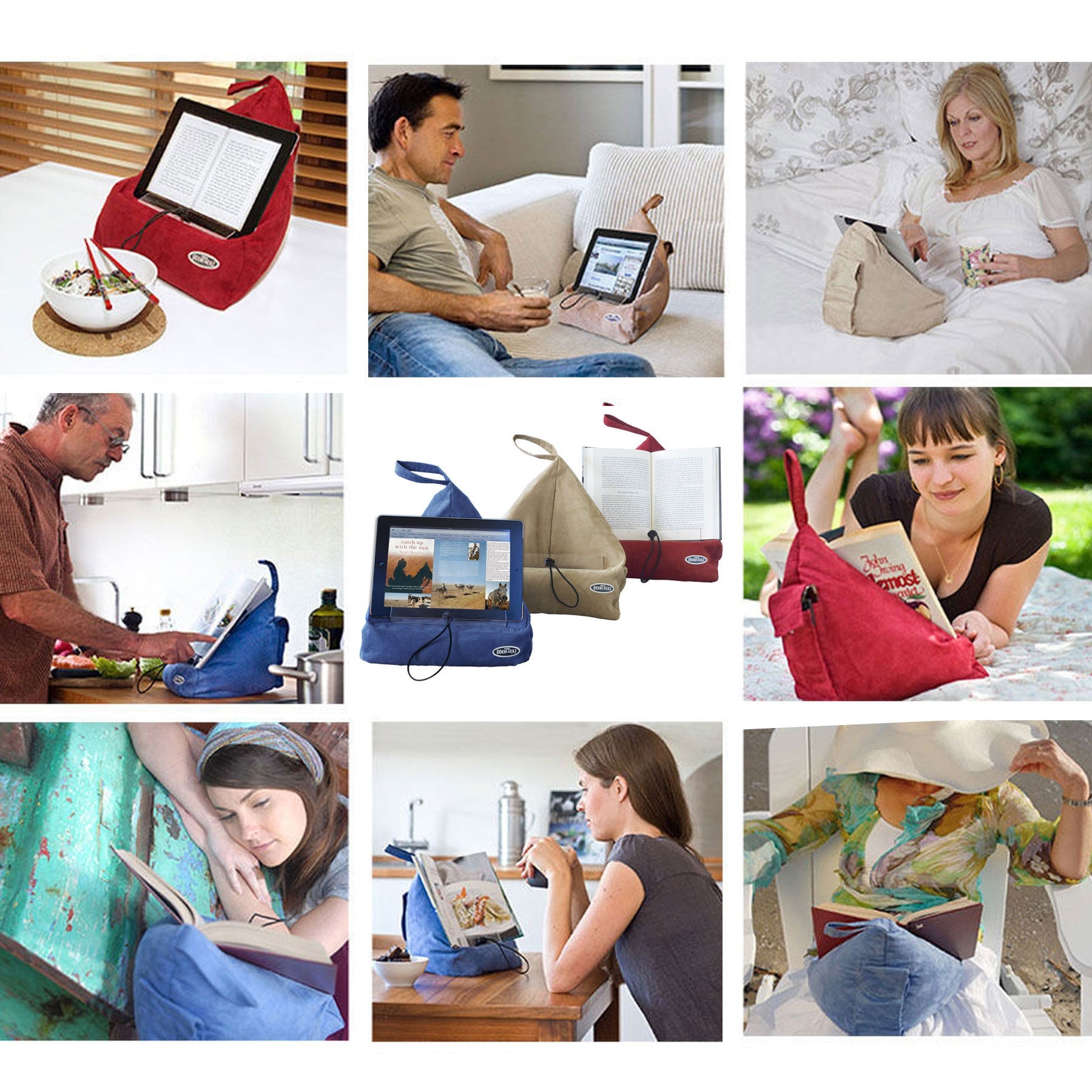 NNEDSZ Handsfree Printed Book Seat Book Tablet and iPad Holder Retro Comic