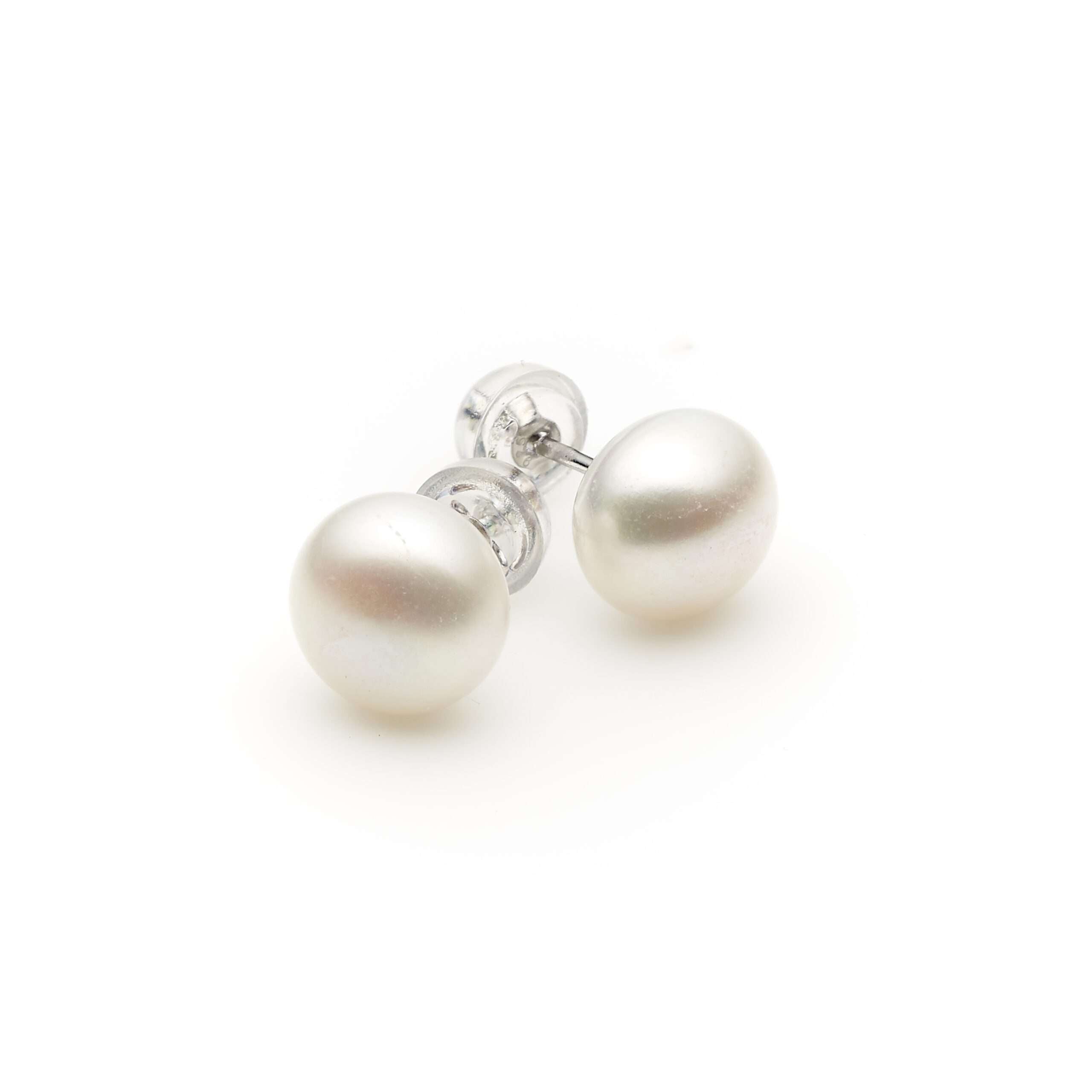 Freshwater White Pearls Esperance Earrings 8-9 mm AAA