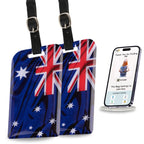 Smart Bag Security Tag - Australia Flag [Pack 2]