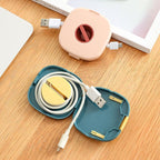 Case Cord Tangle Free Organizer Portable Earphones Manager Wire Winder Cable
