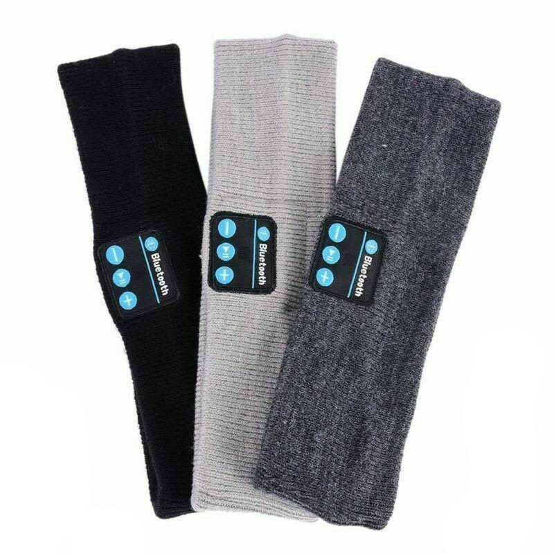 Wireless Bluetooth Headband Earphone Stereo Sport Headphone Headset Sleep New