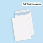 White Business Envelopes 8 Sizes Opaque Mailer with Pre-Printed Postcode