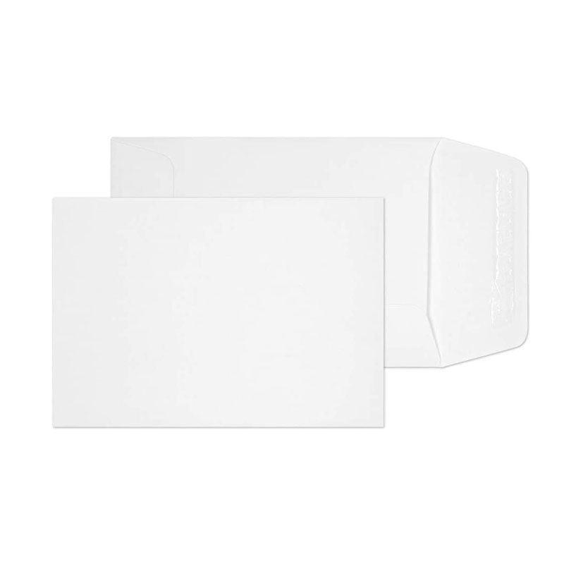 White Business Envelopes 8 Sizes Opaque Mailer with Pre-Printed Postcode