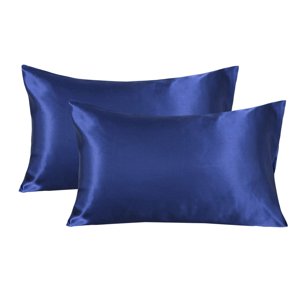 Mulberry Silk Navy Twin Pillowcase