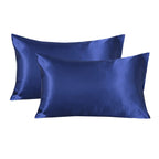 Mulberry Silk Navy Twin Pillowcase