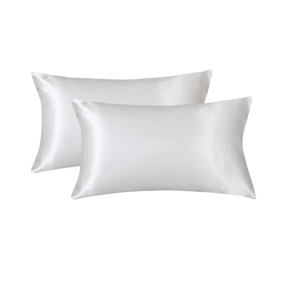 Mulberry Silk White Twin Pillowcase