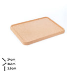 Cork Beverage Serving Tray L-1043